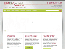 Tablet Screenshot of bpgamma.com
